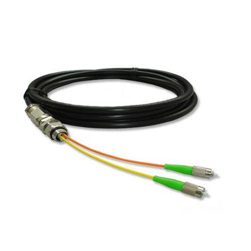 FC/SC/ST/LC Duplex SM (9/125) Pigtail de fibra óptica à prova d'água