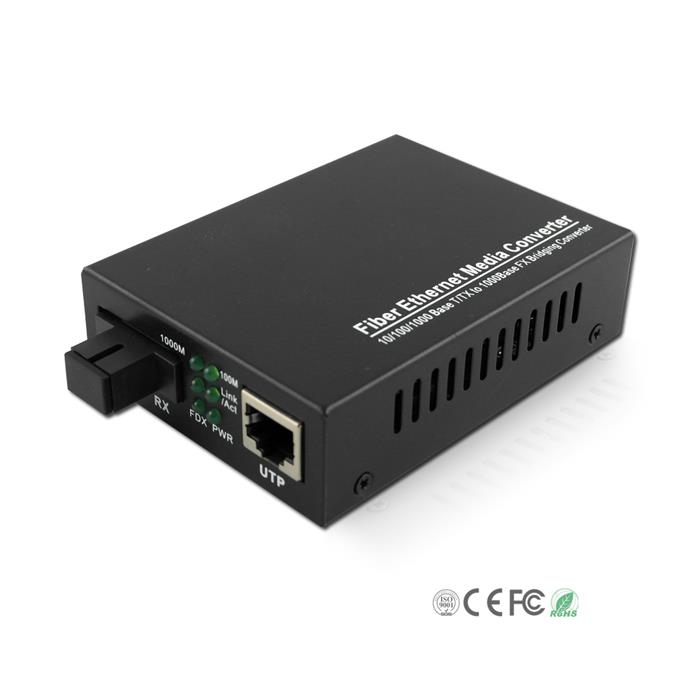 10/100/1000Mbps BIDI Simplex Media Converter