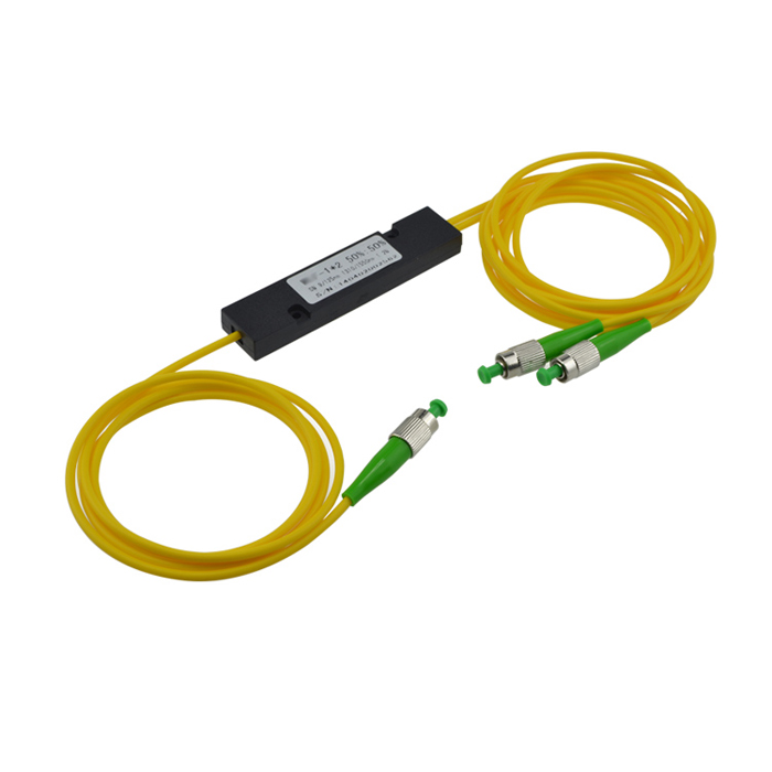 1x2 Singlemode Dual Window FBT Coupler With FC/APC Connector,3.0mm ABS Module