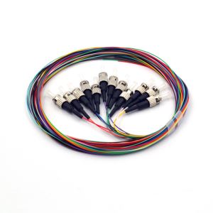 12Core ST/UPC 10GB OM3 50/125 tranças de fibra óptica multi-coloridas
