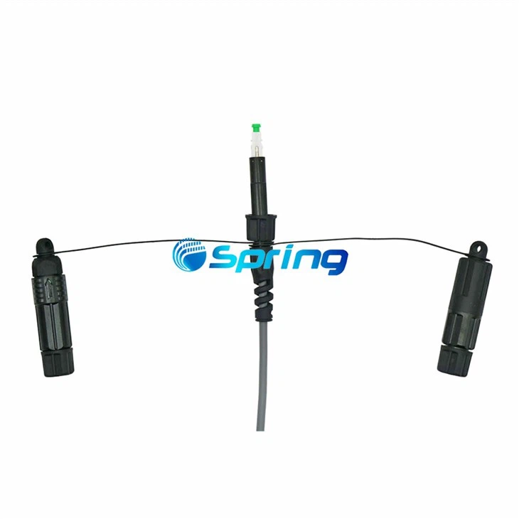 Outdoor Pre-connectorized TW Hybrid Fast Connector IP Mini SC Optical H Connector Compatible