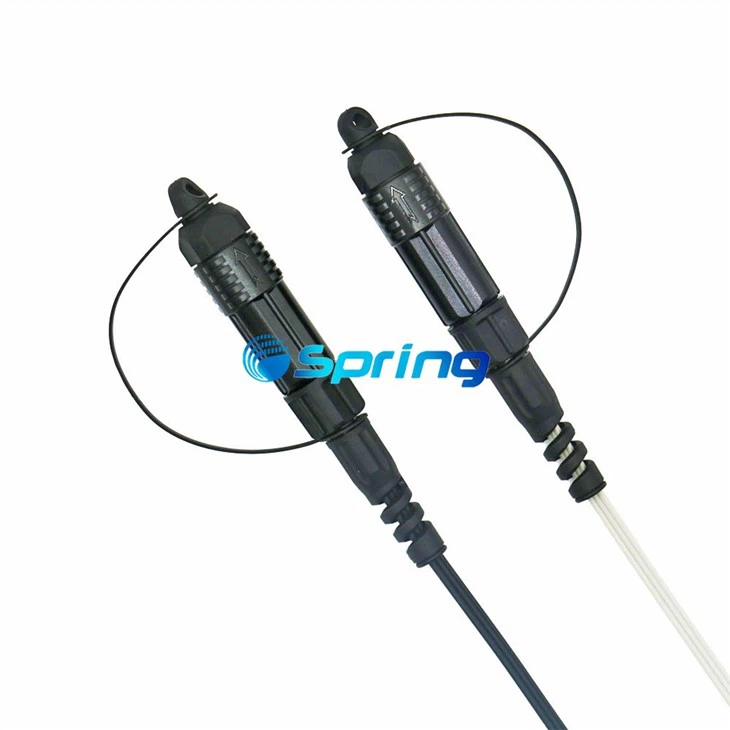 Outdoor Pre-connectorized TW Hybrid Fast Connector IP Mini SC Optical H Connector Compatible