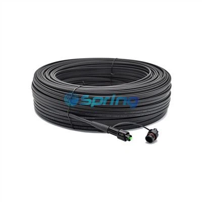 Conjuntos de cabos drop dielétricos planos SST pré-conectorizados MINI SC Precon