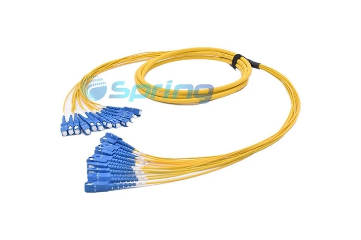 12 Core Fiber Optical Breakout Patch Cables