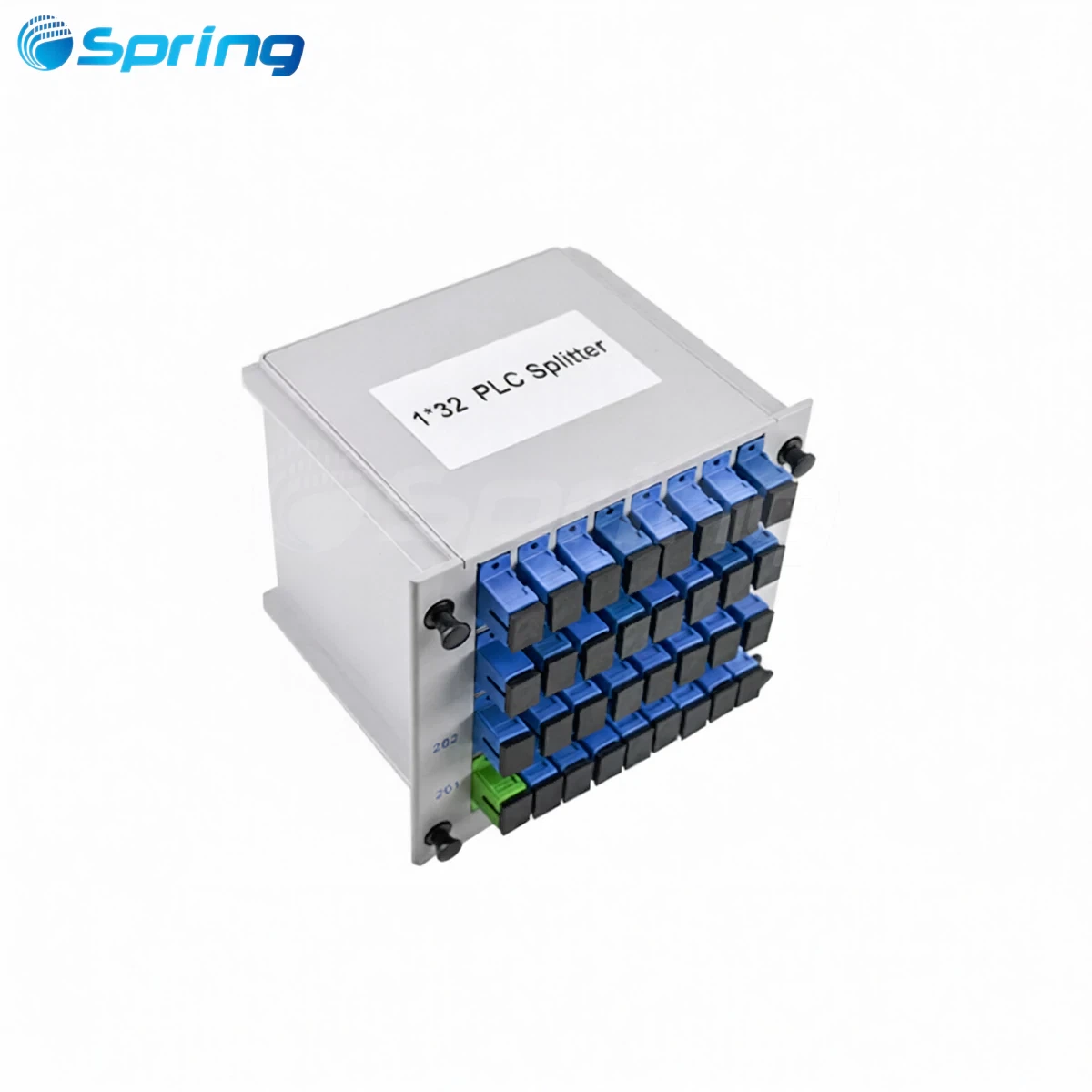 1×32 LGX cassette fiber optic splitter